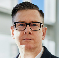CEO of a crypto trading company, executive Alexander Hughes, portrait